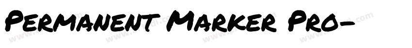 Permanent Marker Pro字体转换